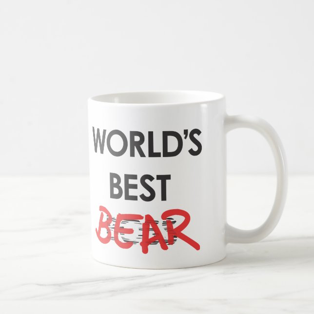Tasse de café du meilleur "ours du monde" (Droite)