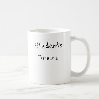 Tasse de café du professeur de larmes d'étudiants