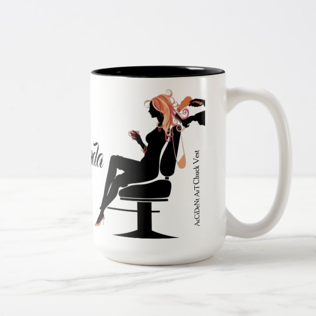 Tasse de café du styliste en coiffure deux (Droit)