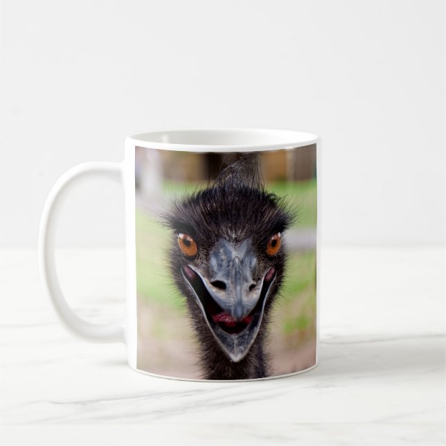 Tasse de café effrontée d'émeu (Gauche)