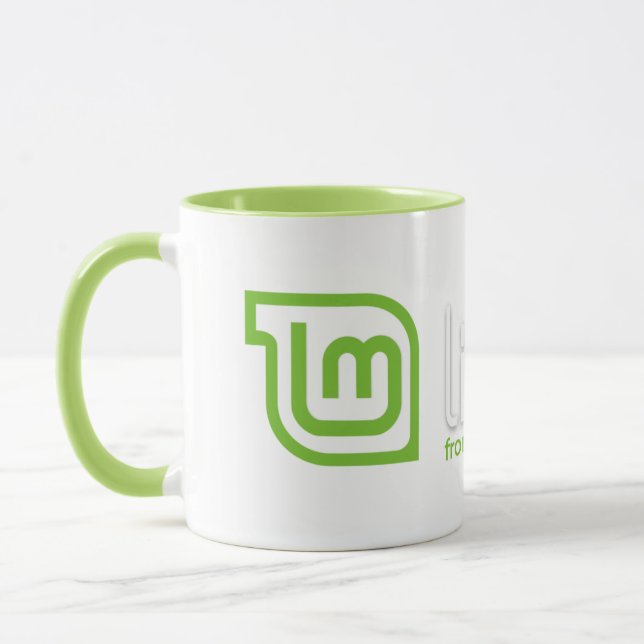 Tasse de café en bon état de Linux (Gauche)