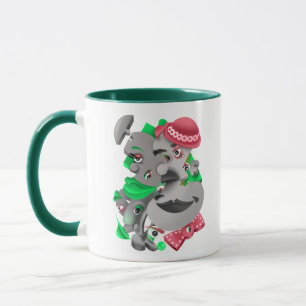 Tasse de café en céramique audacieuse et artistiqu