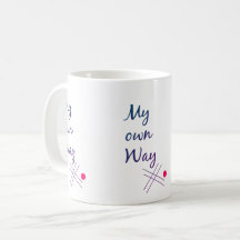 Tasse de café en typographie à ma manière