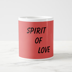 Tasse de café enorme de citation d'amour