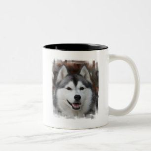 Tasse de café enrouée de chien