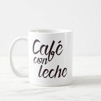 Tasse de café espagnole de Leche d'escroquerie de