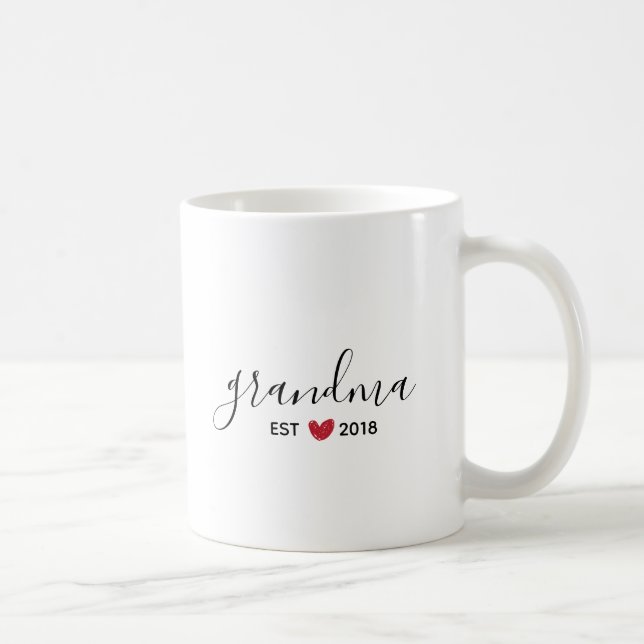 Tasse de café établie par grand-maman rouge (Droite)