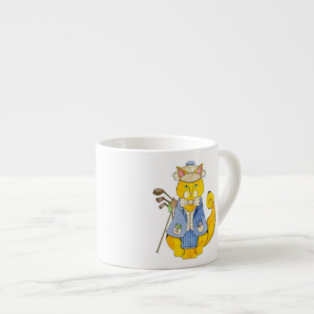 Tasse de café express de golfeur (Devant droit)