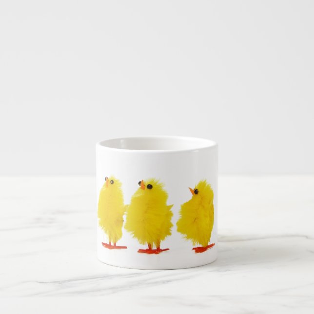 Tasse de café express de poussins de bébé de (Devant)