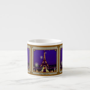 Tasse de café express de Tour Eiffel