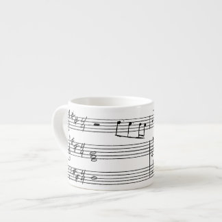 Tasse de café express - musique écrite par main