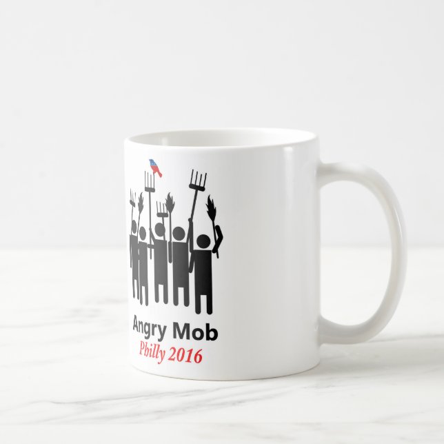 Tasse de café fâchée de foule de Bernie (Droite)