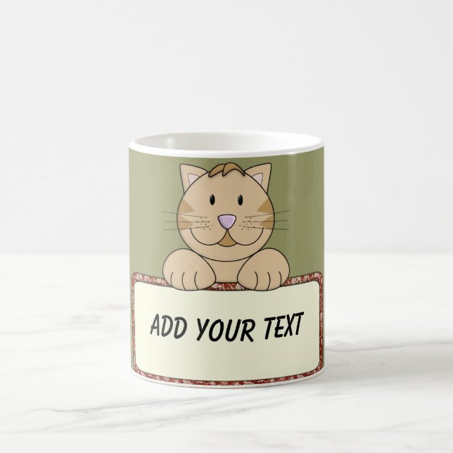 Tasse de café faite sur commande de chat des (Centre)