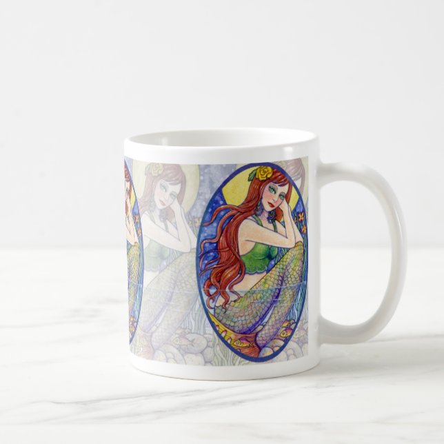 Tasse de café féerique de thé de mer de sirène par (Droite)