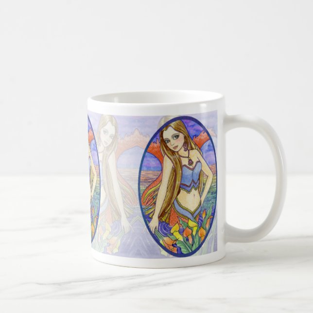 Tasse de café féerique de thé de mer de sirène par (Droite)
