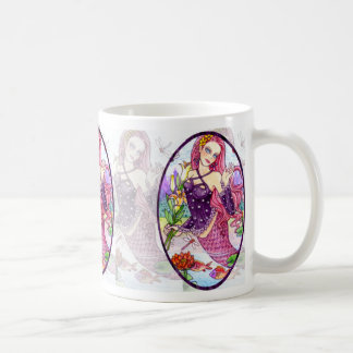 Tasse de café féerique de thé de sirène par Ann