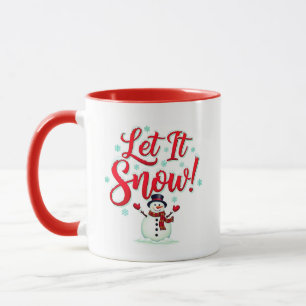 Tasse de café festive « Qu'il neige ! »