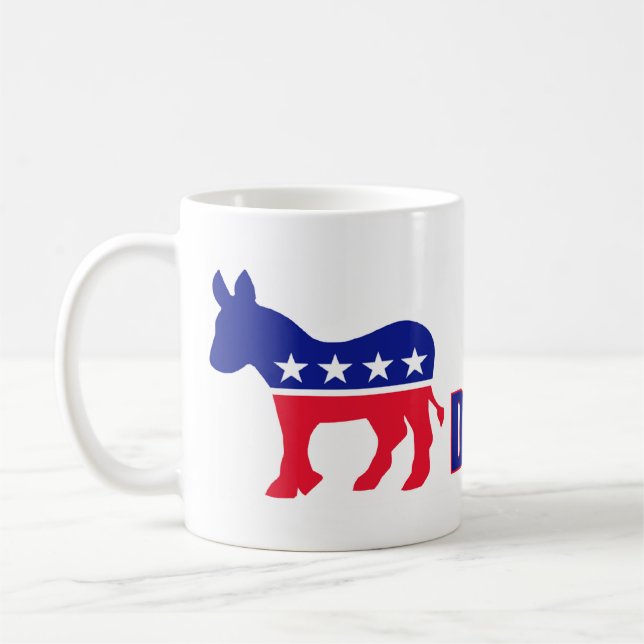 Tasse de café fière de Démocrate (Gauche)