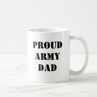 Tasse de café fière de papa d'ARMÉE