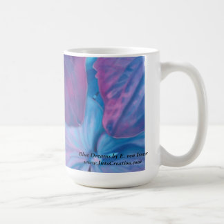 Tasse de café florale - hortensia