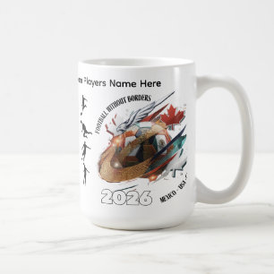 Tasse de café Football 2026 – Conception Mexique É