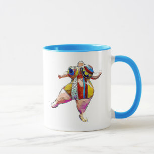 Tasse de café forte de Madame Dancing de Lipoedem