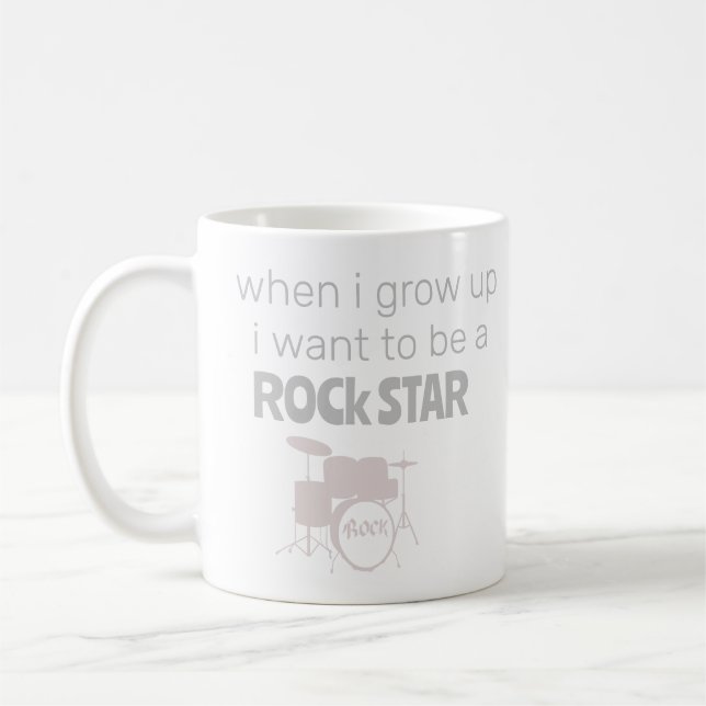 Tasse de café Future Rock Star (Gauche)