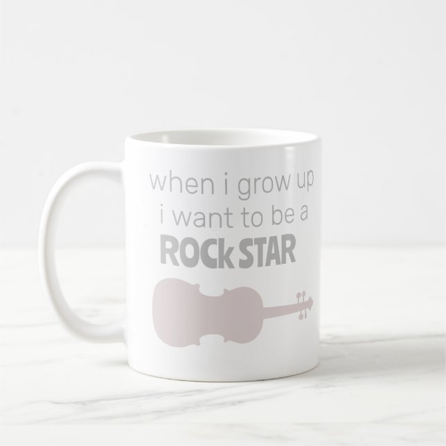 Tasse de café Future Rock Star (Gauche)