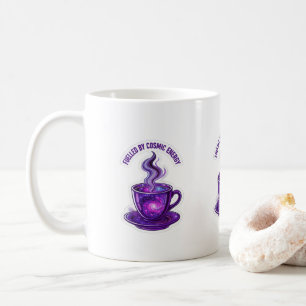Tasse de café galaxie à énergie cosmique autocolla