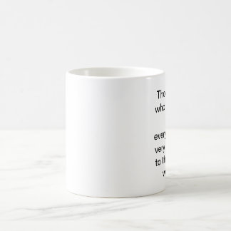 Tasse de café gauchère