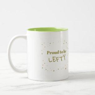 Tasse de café gauchère