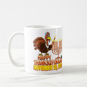 Tasse de café heureuse de Thanksgivukkah