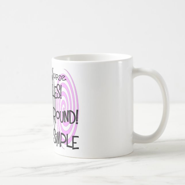 tasse de café hilare d'infirmière de psych (Droite)