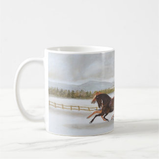 Tasse de café hippomobile de Sleigh