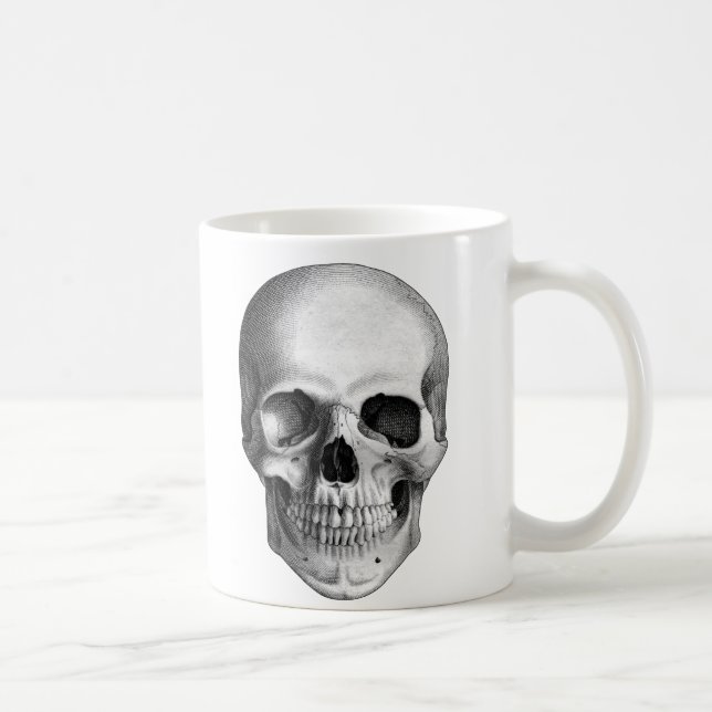Tasse de café humaine de crâne (Droite)