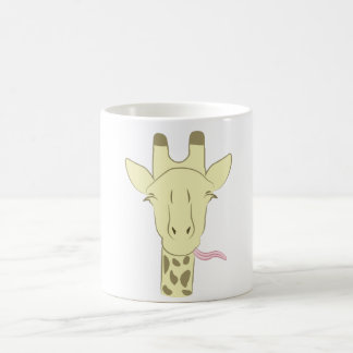 Tasse de café impertinente de girafe