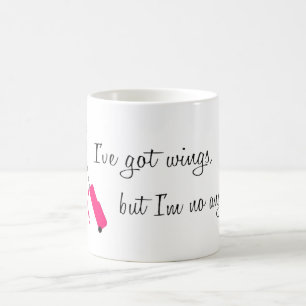 Tasse de café impertinente de steward (hôtesse de