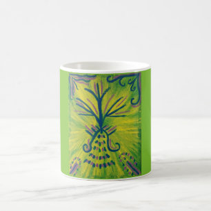 Tasse de café "industrielle" d'impression d'art