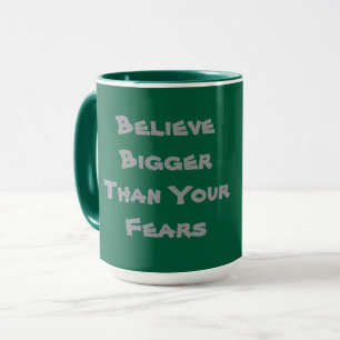 Tasse de café inspirante de confiance