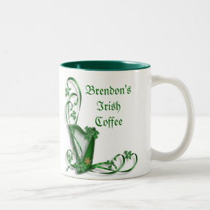 Tasse de café irlandais personnalisée