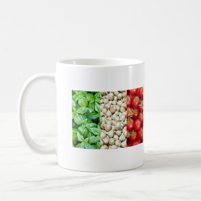 Tasse de café italienne de drapeau de nourriture (Gauche)