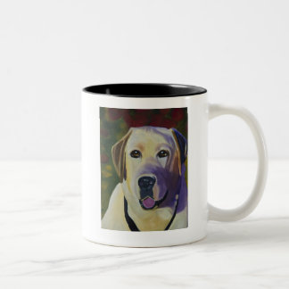 Tasse de café jaune de laboratoire