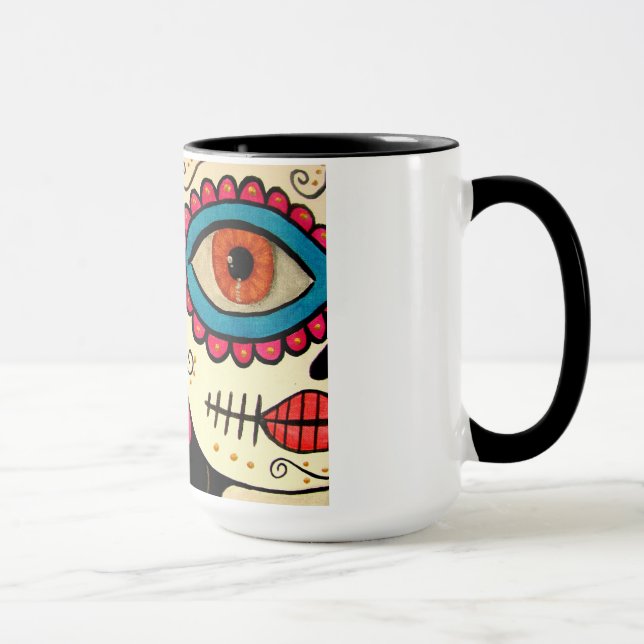 Tasse de café jour de "Rosa Mexicano" - des morts (Droite)