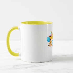 Tasse de café Joyeux Anniversaire Bébé Tigre Migno