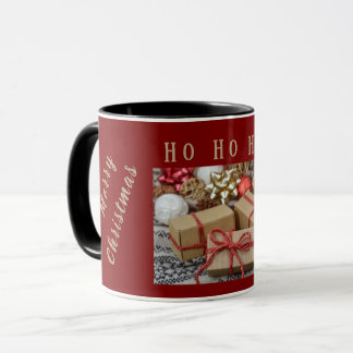 Tasse de café Joyeux Noël & Joie Photo Personnalis