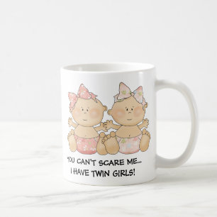 Tasse de café jumelle de filles