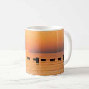 Tasse de café Lever de soleil sur le lac Orange