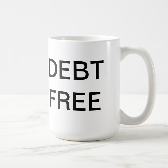 Tasse de café libre de dette (Droite)