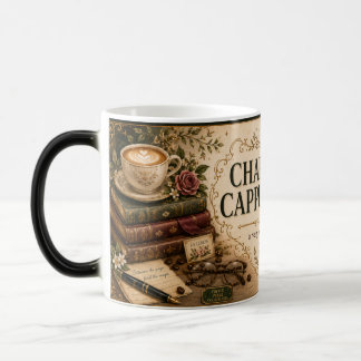 Tasse de café littéraire Chapitre & Cappuccino pou