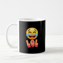 Tasse de café, LOL, Émoji riant